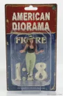 FIGURES  TANYA - WOMAN HANGING OUT II  GREEN BLACK