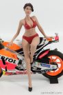 FIGURES  ELIZABETH - HOT BIKE MODEL - MOTORCYCLE NOT INCLUDED  PINK RED