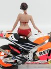 FIGURES  ELIZABETH - HOT BIKE MODEL - MOTORCYCLE NOT INCLUDED  PINK RED
