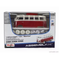 VOLKSWAGEN  T1 SAMBA MINIBUS 1962  RED IVORY