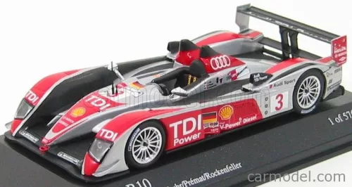 AUDI  R10 TDI N 3 4th LE MANS 2008 L.LUHR - M.ROCKENFELLER - A.PREMAT