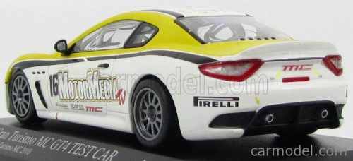 MASERATI  GRANTURISMO MC GT4 COUPE N 16 TROFEO GRANTURISMO MC 2010 NECCHI  WHITE YELLOW