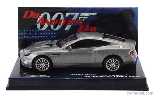 ASTON MARTIN  V12 VANQUISH 2001- DIE ANOTHER DAY - LA MORTE PUO' ATTENDERE  GREY MET