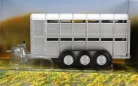 IFOR  LIVESTOCK TRAILER - TRASPORTO ANIMALI BESTIAME  SILVER WHITE