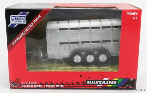 IFOR  LIVESTOCK TRAILER - TRASPORTO ANIMALI BESTIAME  SILVER WHITE