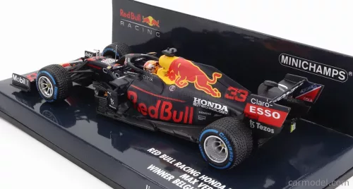 RED BULL  F1  RB16B HONDA RA620H TEAM ASTON MARTIN N 33 WINNER BELGIUM GP 2021 MAX VERSTAPPEN
