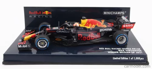 RED BULL  F1  RB16B HONDA RA620H TEAM ASTON MARTIN N 33 WINNER BELGIUM GP 2021 MAX VERSTAPPEN