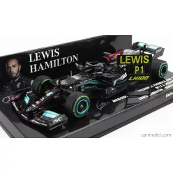   MERCEDES GP  F1  W12 MERCEDES M12 EQ POWER+ TEAM AMG PETRONAS MOTORSPORT FORMULA ONE N 44 WINNER SOTCHI RUSSIAN GP 2021 LEWIS HAMILTON - 100th VICTORY F1 WITH PIT BOARD