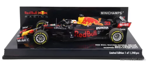 RED BULL - F1 RB16B HONDA RA620H TEAM ASTON MARTIN N 33 WINNER MEXICO GP WORLD CHAMPION 2021 MAX VERSTAPPEN