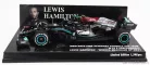 MERCEDES GP  F1  W12 MERCEDES M12 EQ POWER+ TEAM AMG PETRONAS MOTORSPORT FORMULA ONE N 44 WINNER BRAZILIAN GP (WITH FLAG) 2021 LEWIS HAMILTON