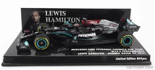 MERCEDES GP  F1  W12 MERCEDES M12 EQ POWER+ TEAM AMG PETRONAS MOTORSPORT FORMULA ONE N 44 WINNER QATAR GP 2021 LEWIS HAMILTON