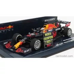   RED BULL  F1  RB16B HONDA RA620H TEAM ASTON MARTIN N 33 WINNER ABU DHABI GP WORLD CHAMPION WITH PIT BOARD 2021 MAX VERSTAPPEN