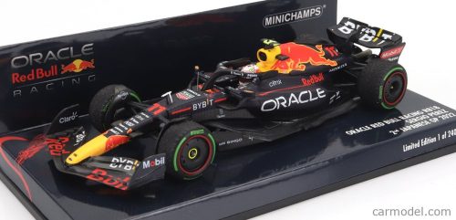 RED BULL  F1 RB18 TEAM ORACLE RED BULL RACING N 11 2nd JAPAN GP 2022 SERGIO PEREZ  MATT BLUE YELLOW RED