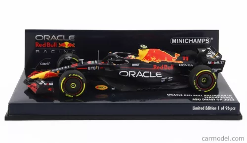 RED BULL  F1  RB19 TEAM ORACLE RED BULL RACING N 11 4th ABU DHABI GP 2023 SERGIO PEREZ  MATT BLUE