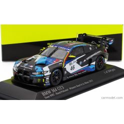   BMW  4-SERIES M4 GT3 TEAM WRT N 46 WINNER GT3 CLASS RACE 2 ROAD TO LE MANS 2023 - VALENTINO ROSSI - JEROME POLICAND  MATT BLACK BLUE WHITE