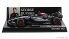 Mercedes  F1  W15 EQ PERFORMANCE TEAM AMG PETRONAS MOTORSPORT N 63 BRITISH GP 2024 GEORGE RUSSELL  BLACK SILVER GREEN