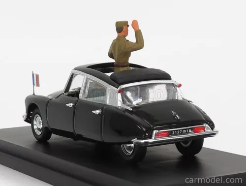 CITROEN  DS19 CABRIOLET WITH GENERAL DE GAULLE AND DRIVER FIGURE 1960