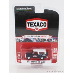 HARVESTER  SCOUT TEXACO 1963  BLACK WHITE