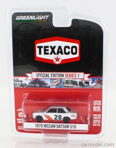NISSAN  DATSUN 510 N 28 RACING TEXACO 1970  WHITE RED