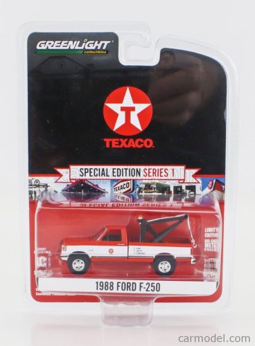 FORD USA  F-250 PICK-UP CARRO ATTREZZI - WRECKER ROAD SERVICE TEXACO 1988  RED WHITE