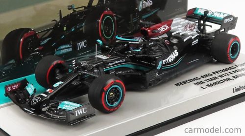 MERCEDES GP   F1  W12 MERCEDES M12 EQ POWER+ TEAM AMG PETRONAS MOTORSPORT FORMULA ONE N 44 WINNER BAHRAIN GP 2021 LEWIS HAMILTON
