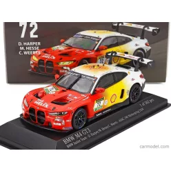  BMW  4-SERIES M4 GT3 3.0L TWIN TURBO TEAM BMW RMG N 72 3rd 24h NURBURGRING 2024 DAN HARPER - MAX HESSE - CHARLES WEERTS  RED YELLOW WHITE