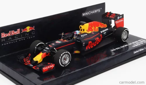 RED BULL  F1  RB12 TAG HEUER N 3 4th SPAIN GP 2016 DANIEL RICCIARDO  MATT BLUE RED YELLOW
