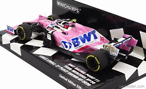 MERCEDES BWT  F1  RP20 TEAM SPORTPESA RACING POINT N 18 3rd SAKHIR GP 2020 L.STROLL  PINK MATT BLUE