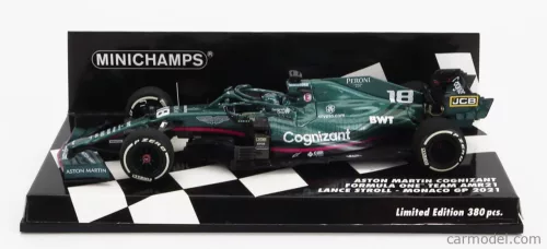 ASTON MARTIN  F1  AMR21 MERCEDES M12 EQ POWER+ TEAM COGNIZANT FORMULA ONE N 18 MONACO GP 2021 LANCE STROLL