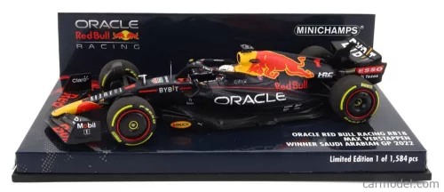 RED BULL  F1  RB18 TEAM ORACLE RED BULL RACING N 1 BAHRAIN GP WORLD CHAMPION 2022 MAX VERSTAPPEN