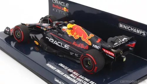 RED BULL  F1  RB18 TEAM ORACLE RED BULL RACING N 1 WORLD CHAMPION WINNER EMILIA ROMAGNA ITALY GP 2022 MAX VERSTAPPEN