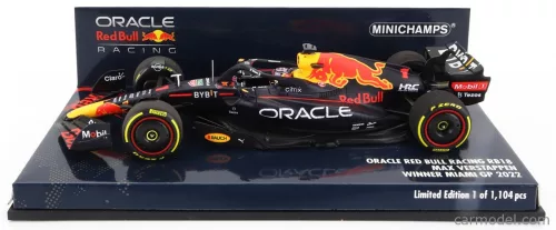 RED BULL  F1  RB18 TEAM ORACLE RED BULL RACING N 1 WORLD CHAMPION WINNER MIAMI GP 2022 MAX VERSTAPPEN