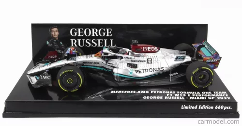 MERCEDES GP  F1 W13E TEAM MERCEDES-AMG PETRONAS F1 N 63 3rd MIAMI GP 2022 GEORGE RUSSEL  SILVER GREEN