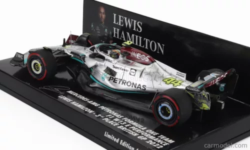 MERCEDES GP  F1 W13E TEAM MERCEDES-AMG PETRONAS F1 N 44 3rd SILVERSTONE BRITISH GP 2022 LEWIS HAMILTON  SILVER GREEN