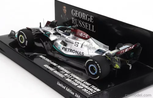 MERCEDES GP  F1 W13E TEAM MERCEDES-AMG PETRONAS F1 N 63 SILVERSTONE BRITISH GP 2022 GEORGE RUSSEL  SILVER GREEN
