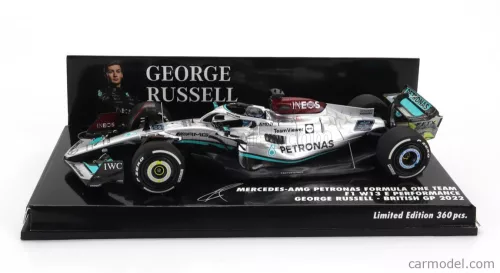 MERCEDES GP  F1 W13E TEAM MERCEDES-AMG PETRONAS F1 N 63 SILVERSTONE BRITISH GP 2022 GEORGE RUSSEL  SILVER GREEN