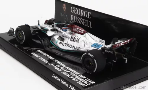 MERCEDES GP  F1 W13E TEAM MERCEDES-AMG PETRONAS F1 N 63 3rd FRANCE GP 2022 GEORGE RUSSEL  SILVER GREEN