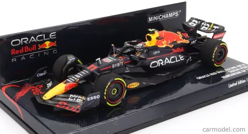 RED BULL  F1  RB18 TEAM ORACLE RED BULL RACING N 11 HUNGARIAN GP 2022 SERGIO PEREZ  MATT BLUE YELLOW RED
