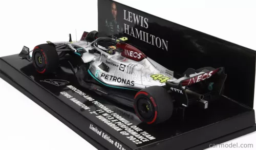 MERCEDES GP  F1 W13E TEAM MERCEDES-AMG PETRONAS F1 N 44 2nd HUNGARIAN GP 2022 LEWIS HAMILTON  SILVER GREEN