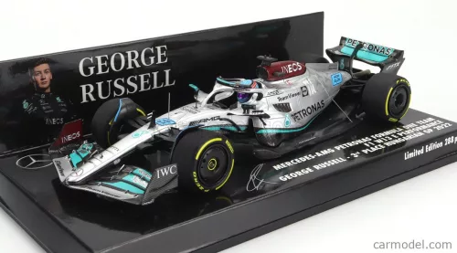 MERCEDES GP  F1 W13E TEAM MERCEDES-AMG PETRONAS F1 N 63 3rd HUNGARIAN GP 2022 GEORGE RUSSEL  SILVER GREEN