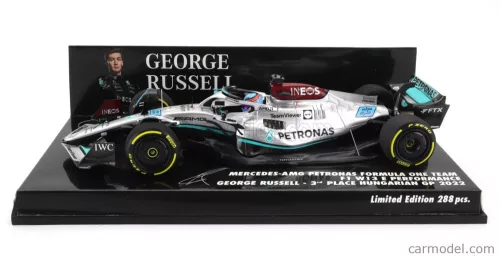 MERCEDES GP  F1 W13E TEAM MERCEDES-AMG PETRONAS F1 N 63 3rd HUNGARIAN GP 2022 GEORGE RUSSEL  SILVER GREEN