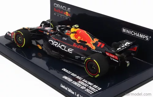 RED BULL  F1  RB18 TEAM ORACLE RED BULL RACING N 11 AUSTIN USA GP 2022 SERGIO PEREZ  MATT BLUE YELLOW RED