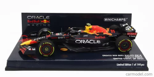 RED BULL  F1  RB18 TEAM ORACLE RED BULL RACING N 11 AUSTIN USA GP 2022 SERGIO PEREZ  MATT BLUE YELLOW RED