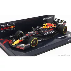   RED BULL  F1  RB18 TEAM ORACLE RED BULL RACING N 11 3rd MEXICO GP 2022 SERGIO PEREZ  MATT BLUE YELLOW RED