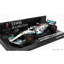   MERCEDES GP  F1 W13E TEAM MERCEDES-AMG PETRONAS F1 N 44 2nd BRAZILIAN GP 2022 LEWIS HAMILTON  SILVER GREEN
