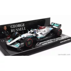   MERCEDES GP  F1 W13E TEAM MERCEDES-AMG PETRONAS F1 N 63 (first f1 win) WINNER BRAZILIAN GP 2022 GEORGE RUSSEL  SILVER GREEN