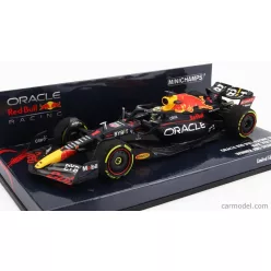   RED BULL  F1  RB18 TEAM ORACLE RED BULL RACING N 1 WINNER ABU DHABI GP WORLD CHAMPION 2022 MAX VERSTAPPEN  MATT BLUE YELLOW RED