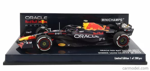 RED BULL F1 RB19 TEAM ORACLE RED BULL RACING N 11 WINNER SAUDI ARABIAN GP 2023 SERGIO PEREZ