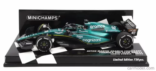 ASTON MARTIN  F1  AMR23 TEAM ARAMCO COGNIZANT N 18 SEASON 2023 LANCE STROLL  GREEN