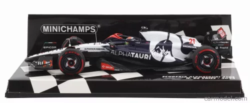 ALPHA TAURI  F1  AT04 TEAM ALPHA TAURI N 21 SEASON 2023 NYCK DE VRIES  BLUE WHITE